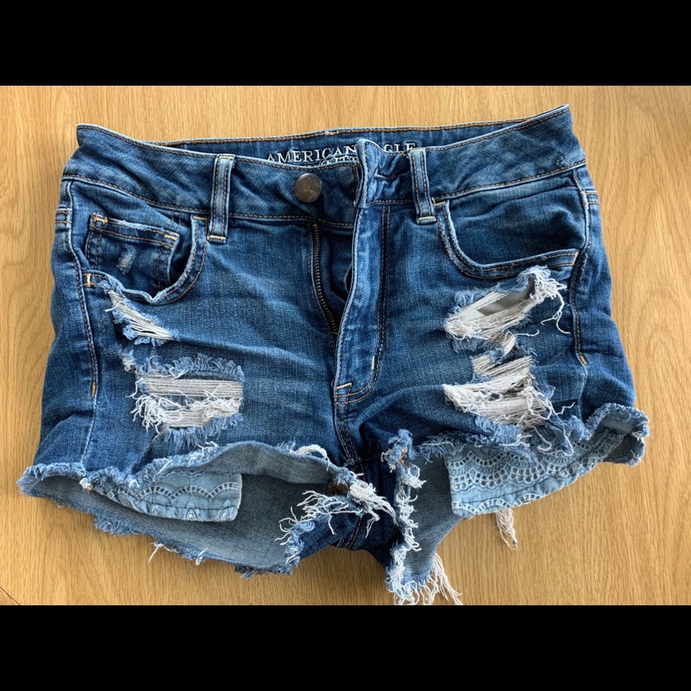 American Eagle Size 4 High Rise Shortie
